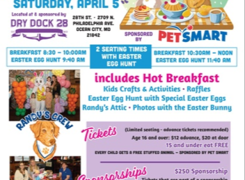 Breakfast with the Easter Bunny and Easter Egg Hunt