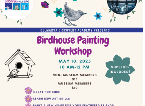 Springtime Bird House Painting Workshop