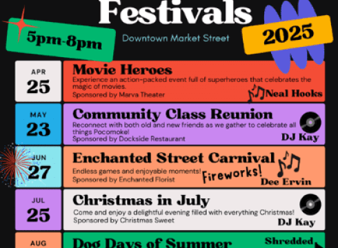 4th Friday Street Festivals in Downtown Pocomoke