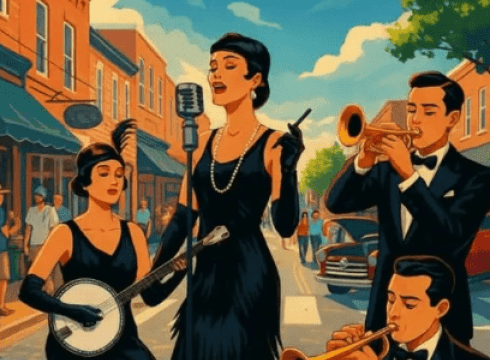 Hot Summer Swing on Main Street