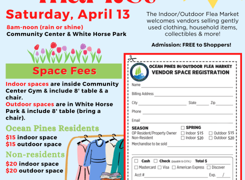 Ocean Pines Spring Indoor/Outdoor Flea Market