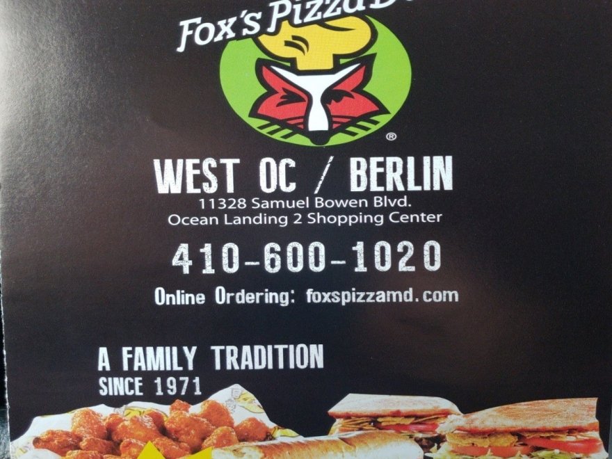 Fox's Pizza (Carryout & Delivery)