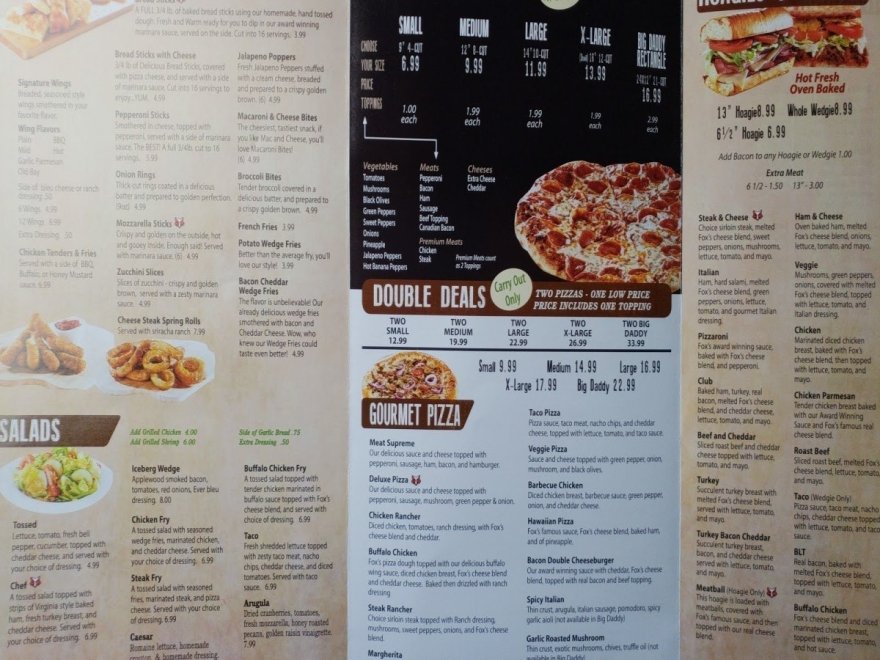 Fox's Pizza (Carryout & Delivery)