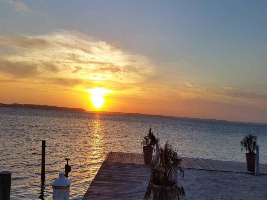 The Landing at Sunset Island
