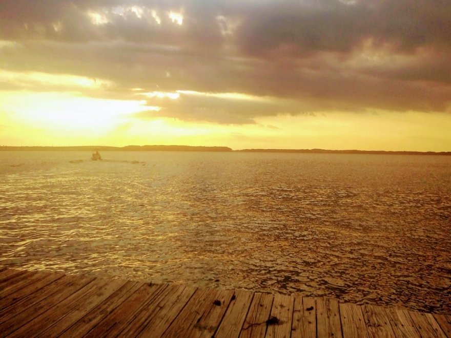 The Landing at Sunset Island