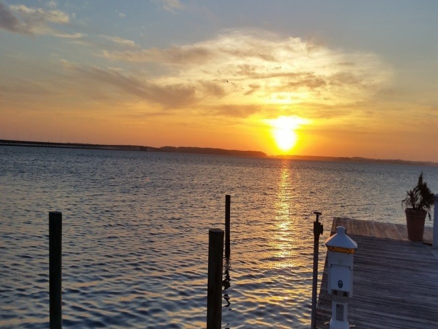The Landing at Sunset Island