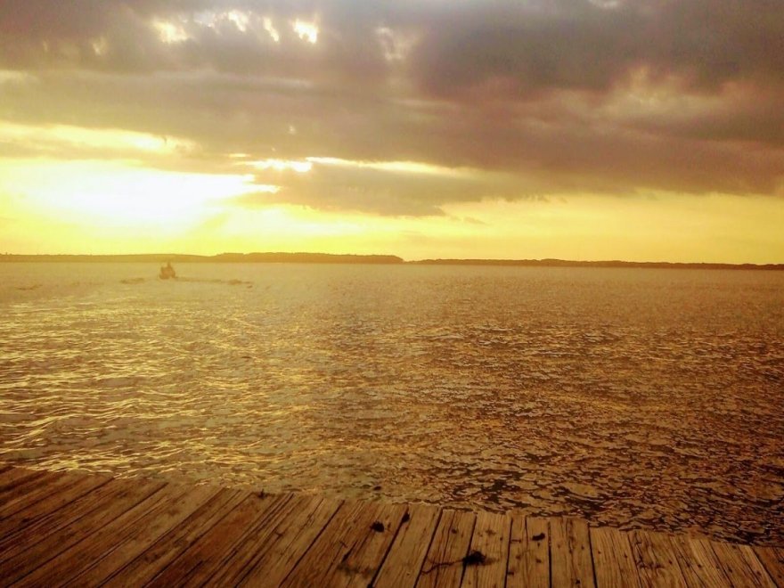 The Landing at Sunset Island