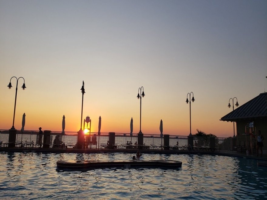 The Landing at Sunset Island