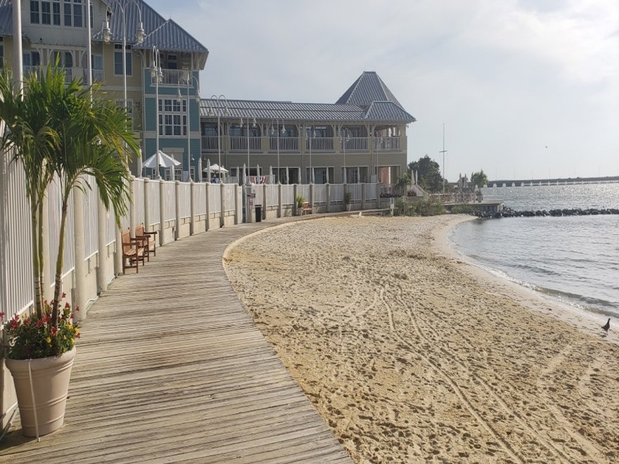The Landing at Sunset Island