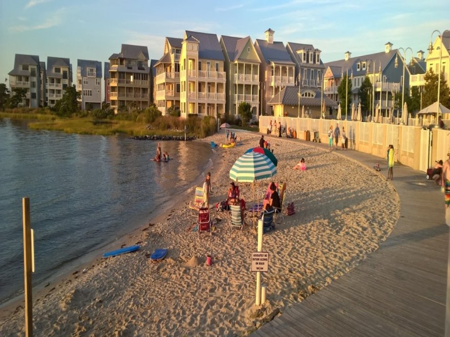 The Landing at Sunset Island