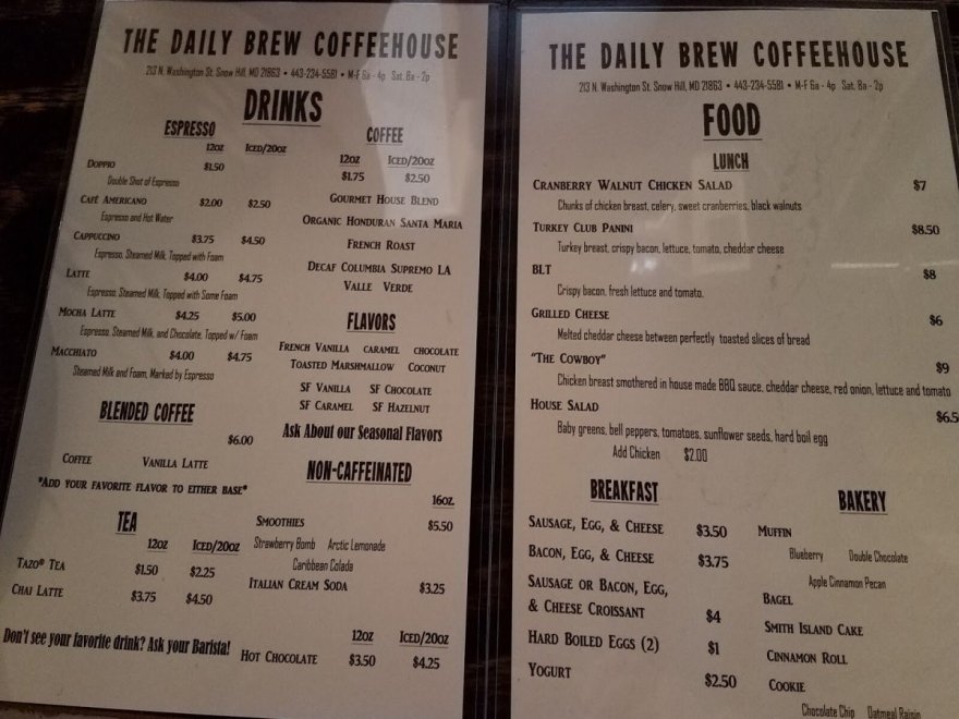 The Daily Brew Coffeehouse